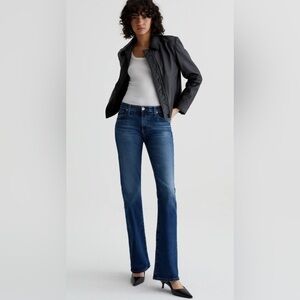 ADRIANO GOLDSCHMIED Sz 32R The Angel Jeans Mid-Wash Mid-Rise Bootcut Denim